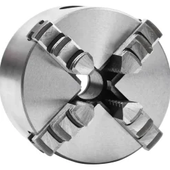 vidaXL Herramientas-Mandril de torno autocentrante de 4 mordazas 80 mm acero
