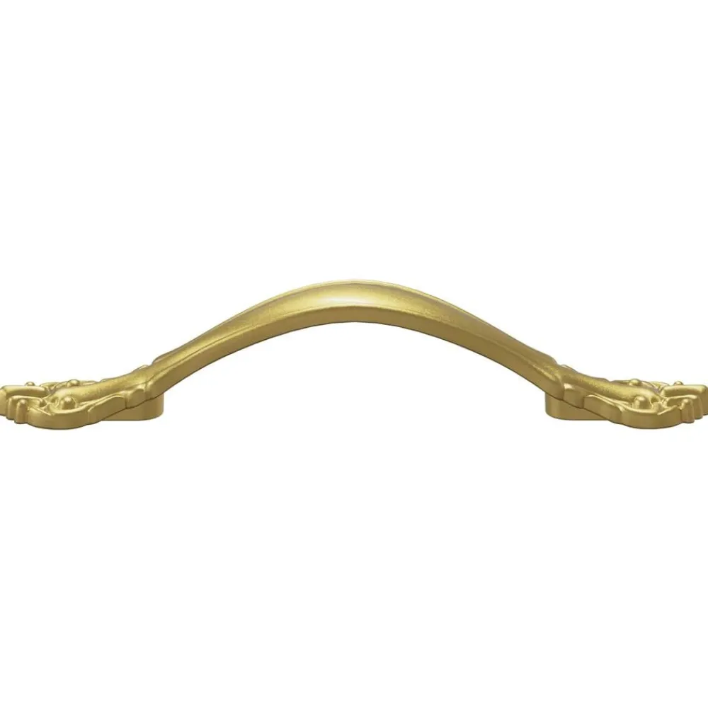 vidaXL Accesorios De Bricolaje-Mango 2 pcs Dorado 143 x 19,2 x 20 mm Aleación de Zinc