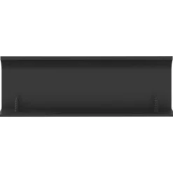 vidaXL Mango 2 pcs Negro 120 x 39.6 x 17 mm Aluminio Discount