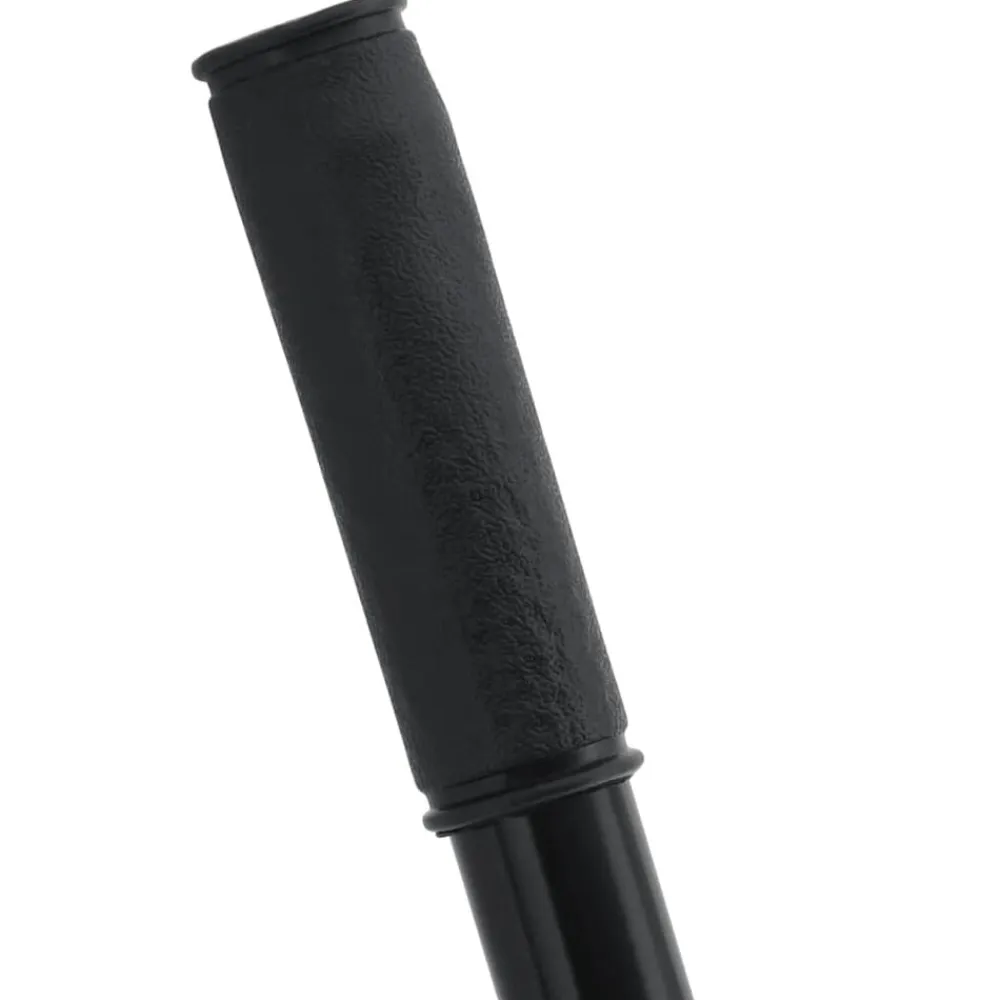 vidaXL Agricultura-Mango de horquilla de rastrillo acero negro Ø3,5x127,5 cm