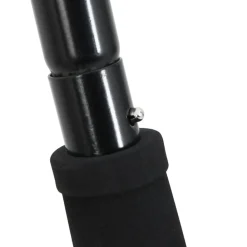 vidaXL Agricultura-Mango de horquilla de rastrillo acero negro Ø3,5x127,5 cm