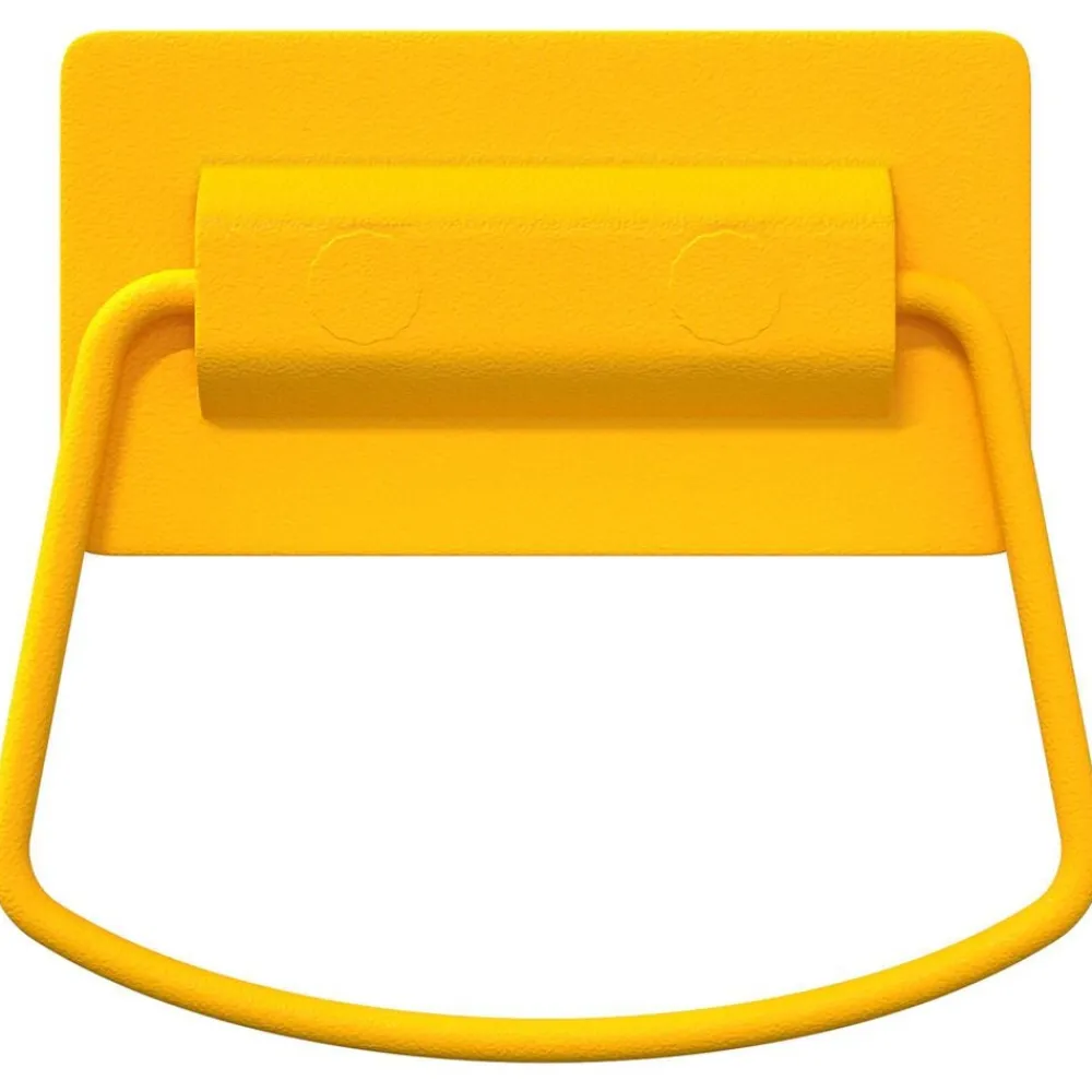 vidaXL Mangos de Gabinete 2 pcs Mostaza 85 x 45 mm Metal Amarillo mostaza Discount