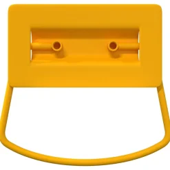 vidaXL Mangos de Gabinete 2 pcs Mostaza 85 x 45 mm Metal Amarillo mostaza Discount