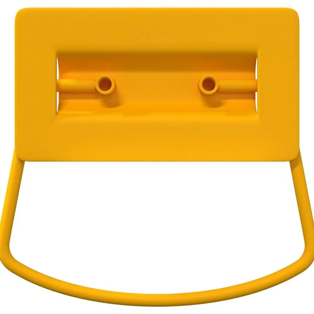 vidaXL Mangos de Gabinete 2 pcs Mostaza 85 x 45 mm Metal Amarillo mostaza Discount