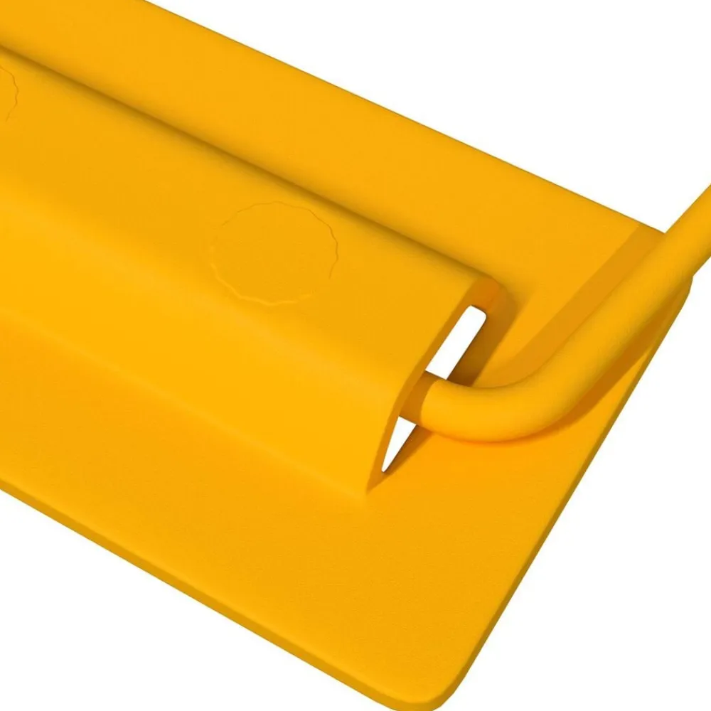 vidaXL Mangos de Gabinete 2 pcs Mostaza 85 x 45 mm Metal Amarillo mostaza Discount