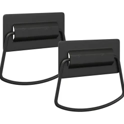 vidaXL Mangos de Gabinete 2 pcs 85 x 45 mm Metal Negro Online