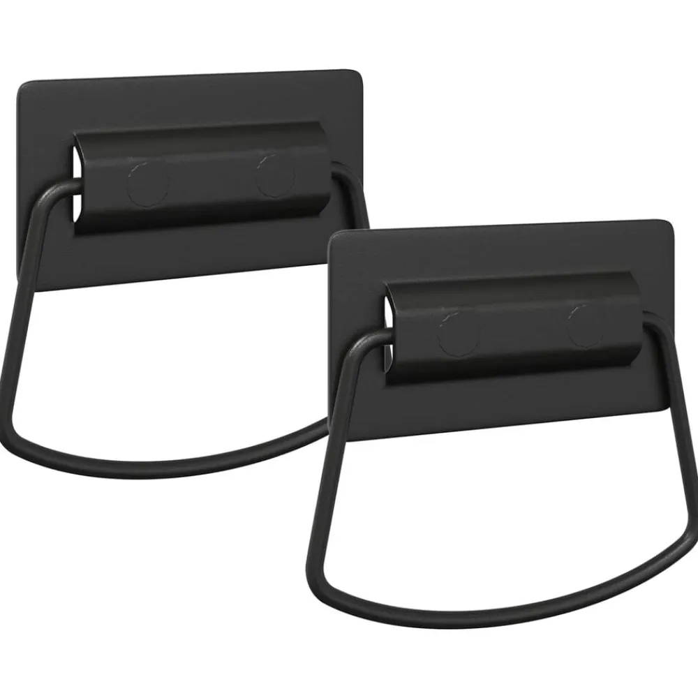 vidaXL Mangos de Gabinete 2 pcs 85 x 45 mm Metal Negro Online