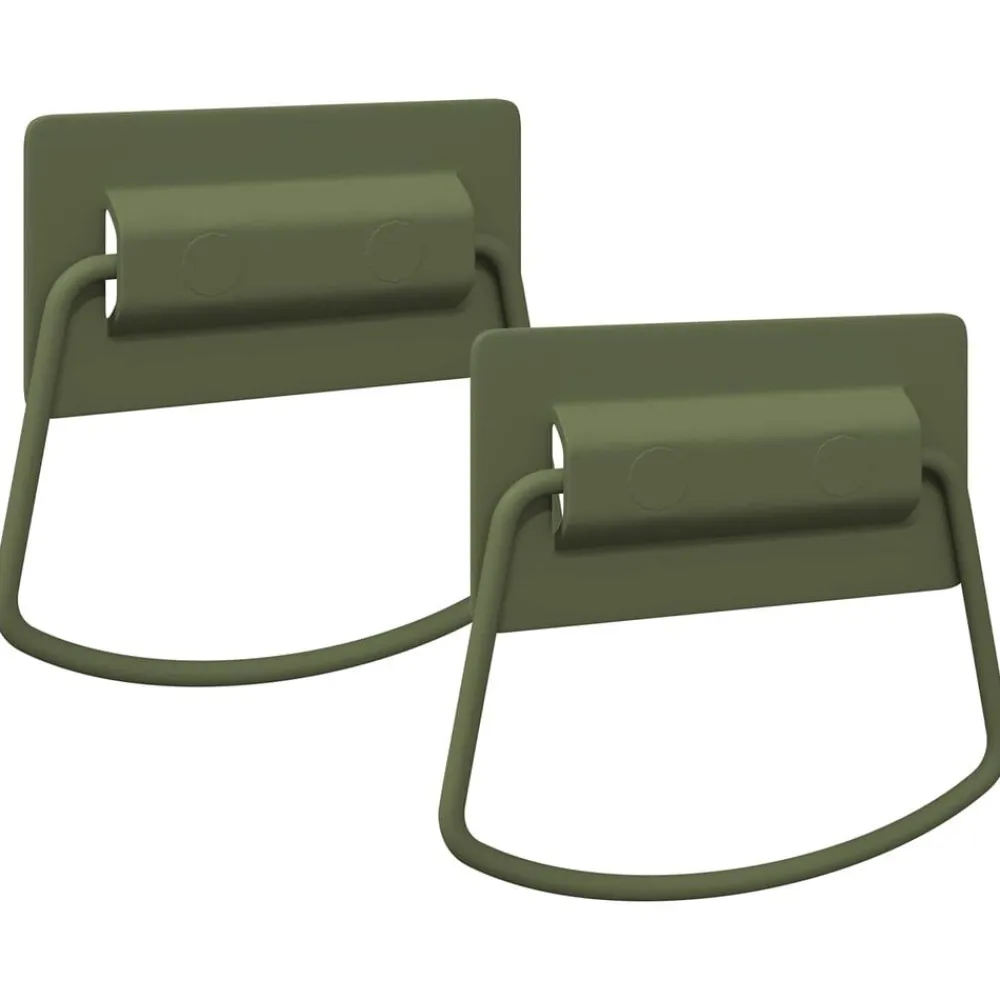 vidaXL Accesorios De Bricolaje-Mangos de Gabinete 2 pcs 85 x 45 mm Metal