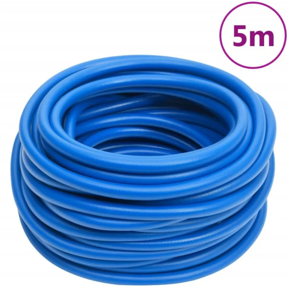 vidaXL Accesorios De Bricolaje-Manguera de aire PVC azul 14 mm 5 m