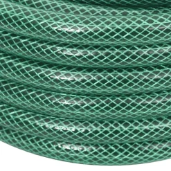 vidaXL Manguera de jardín con accesorios PVC verde 0,5