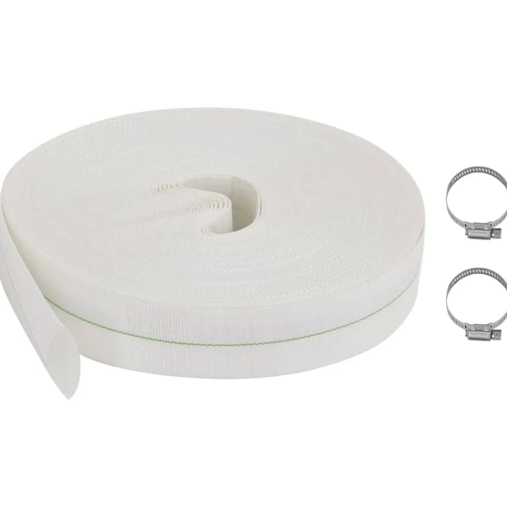 vidaXL Fontanería-Manguera plana PE 25 m 1"