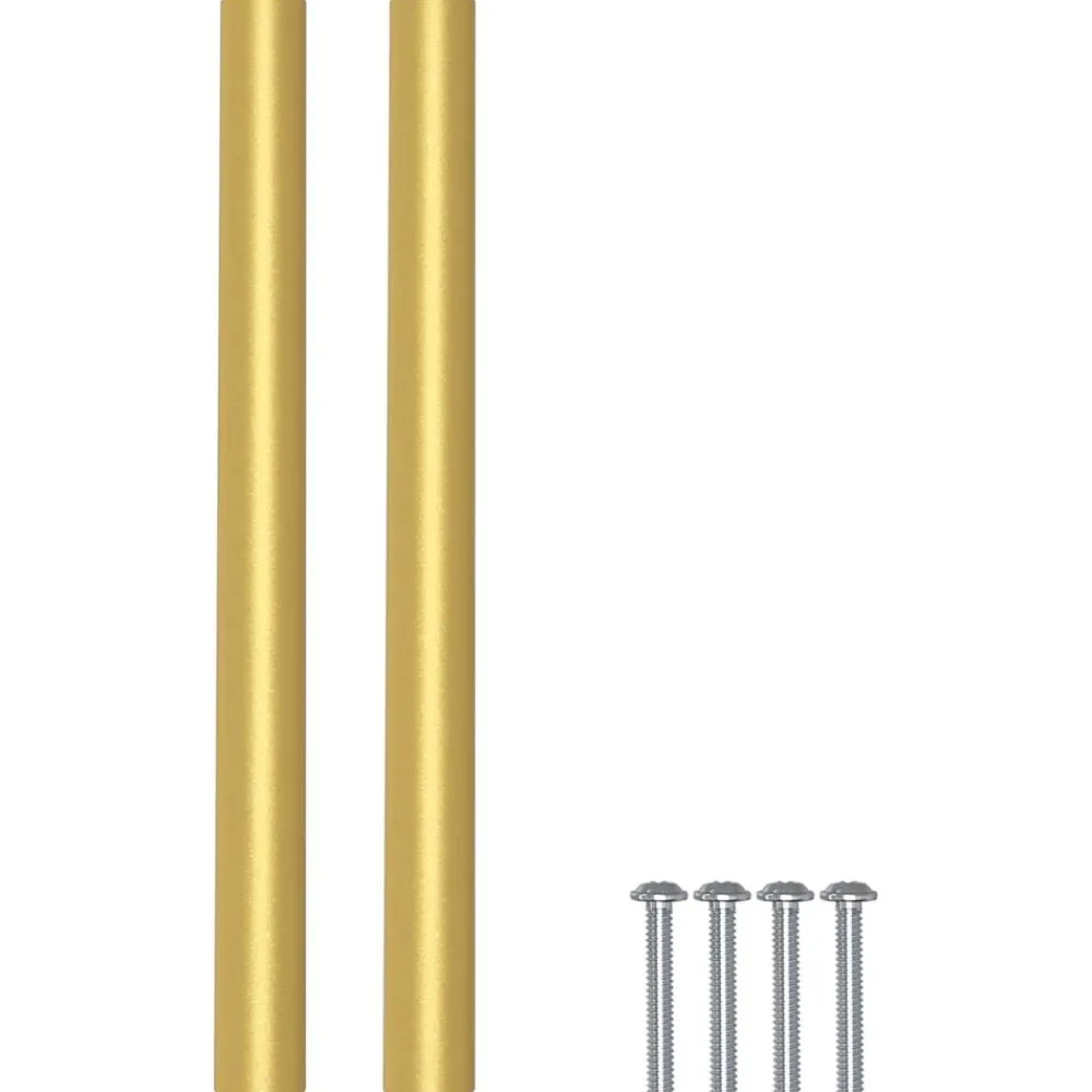 vidaXL Manija de armario 2 pcs Dorado 150 mm Acero inoxidable Discount