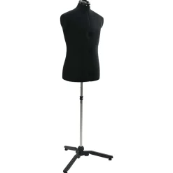 vidaXL Arte Y Ocio-Maniquí Ajustable Masculino 37.5-45.5 pulgadas tela