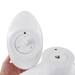 vidaXL Maniquí de hombre completo base vidrio brillante 185 cm Blanco Sale