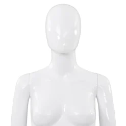vidaXL Venta Al Por Menor-Maniquí de mujer completo base de vidrio brillante 175cm