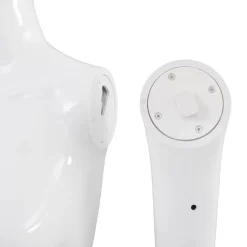vidaXL Venta Al Por Menor-Maniquí de mujer completo base de vidrio brillante 175cm