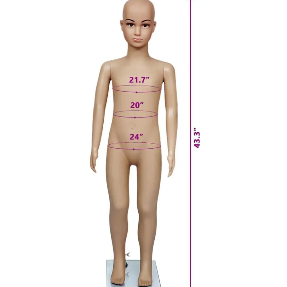 vidaXL Venta Al Por Menor-Maniquí de niño A