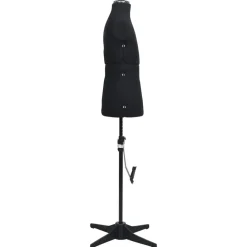 vidaXL Maniquí de sastre ajustable hombre talla 37-45 Negro Online