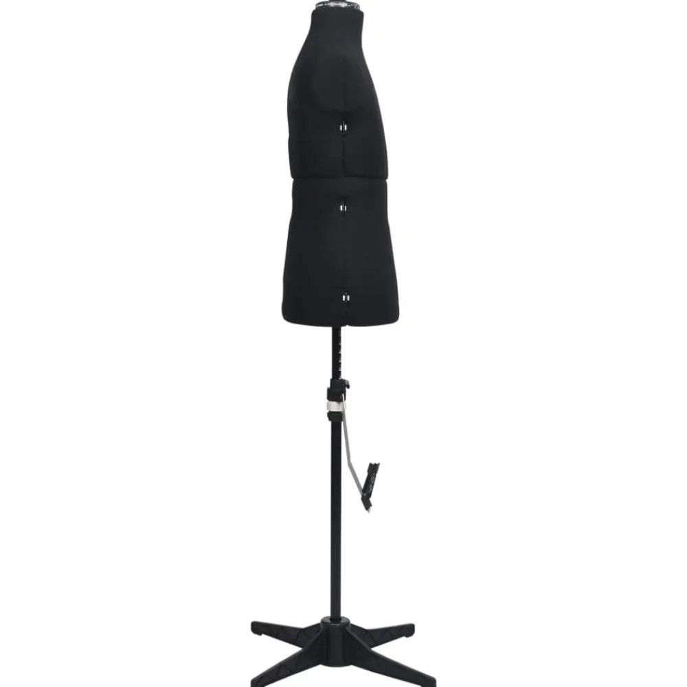 vidaXL Maniquí de sastre ajustable hombre talla 37-45 Negro Online