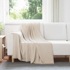 vidaXL Ropa De Casa-Manta 170 x 130 cm Lana