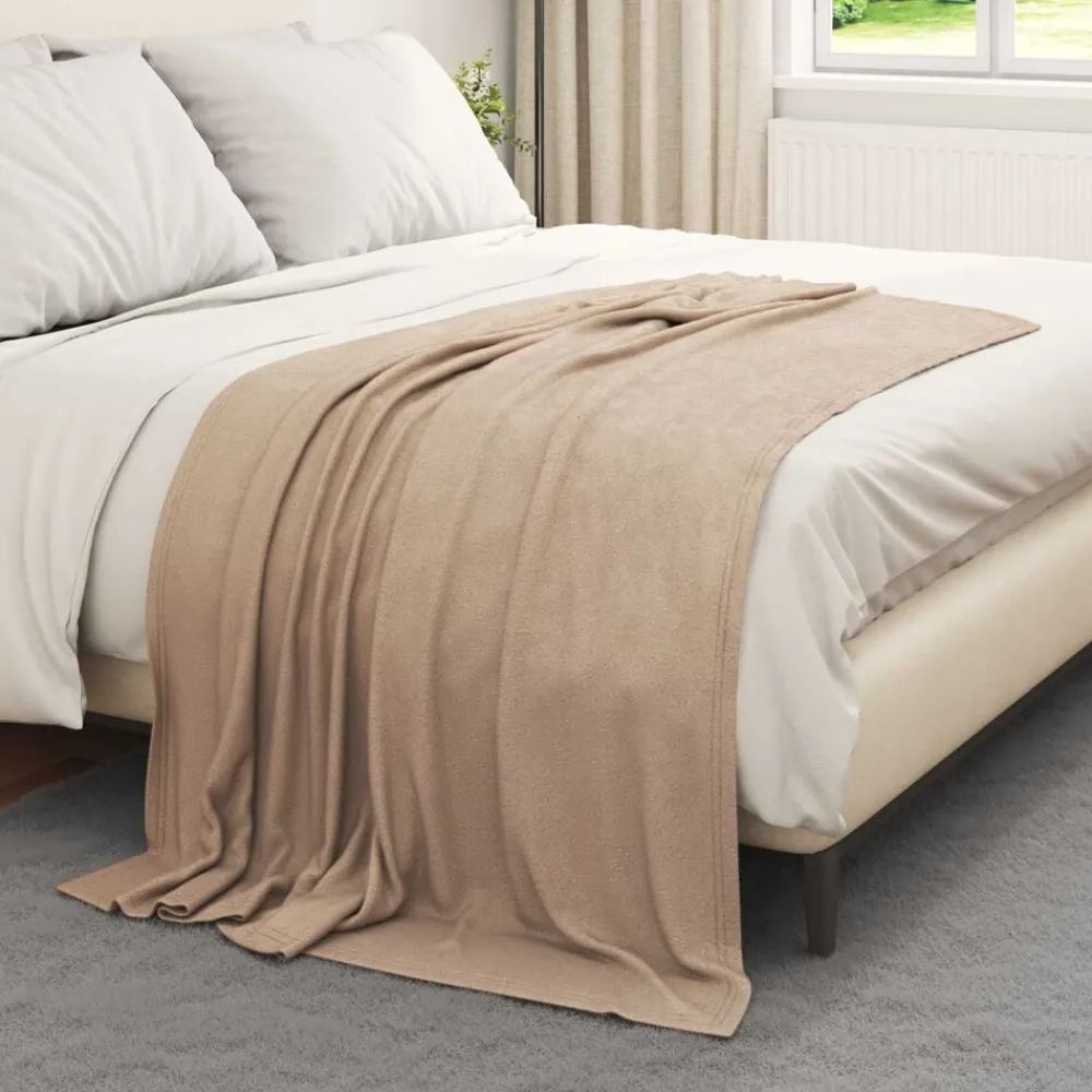 vidaXL Ropa De Casa-Manta 170 x 130 cm Lana