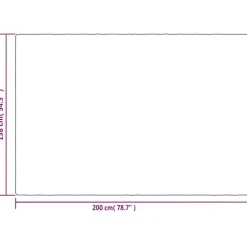 vidaXL Ropa De Casa-Manta con peso con funda tela gris 138x200 cm 6 kg