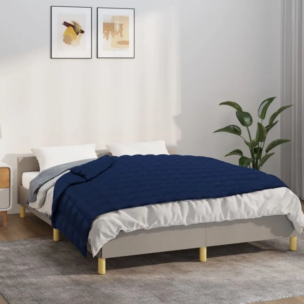 vidaXL Ropa De Casa-Manta con peso tela 120x180 cm 5 kg