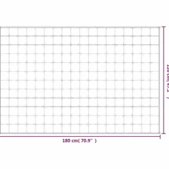 vidaXL Ropa De Casa-Manta con peso tela 120x180 cm 5 kg