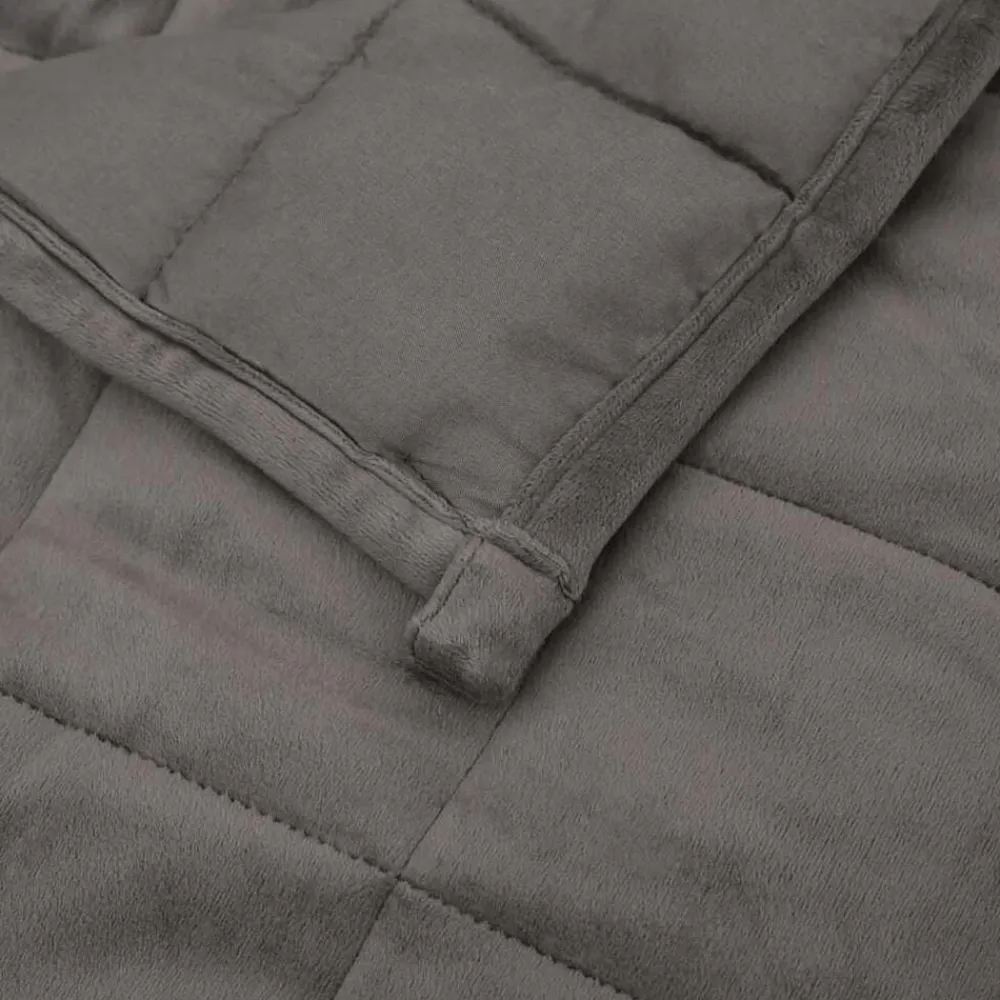 vidaXL Ropa De Casa-Manta con peso tela 120x180 cm 5 kg