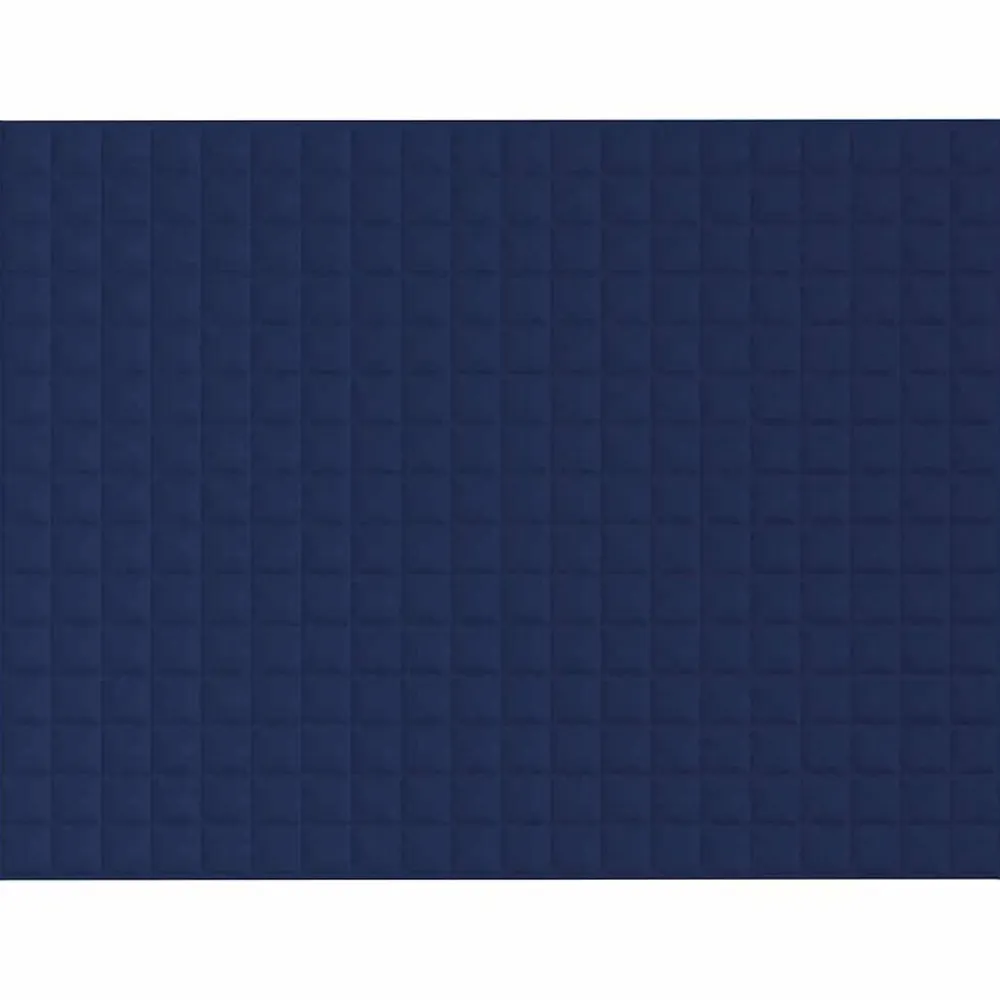 vidaXL Manta con peso tela 150x200 cm 11 kg Azul
