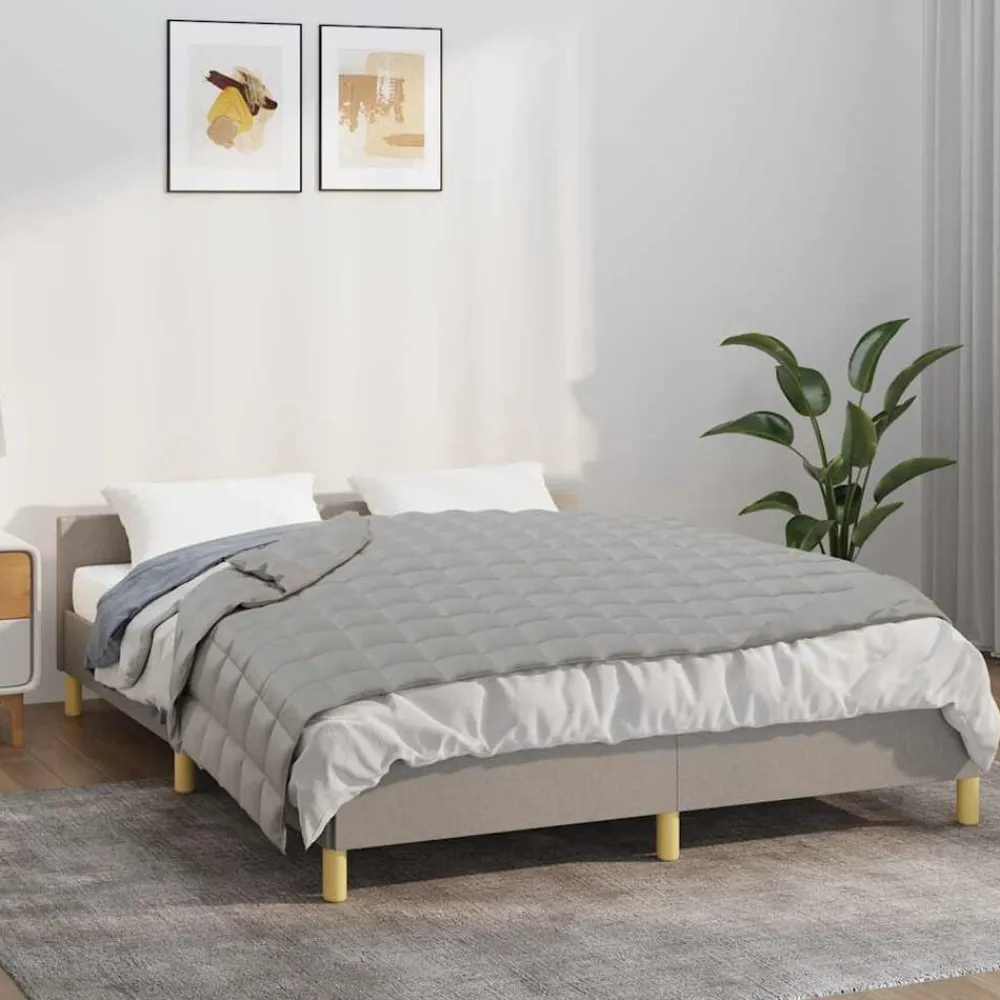 vidaXL Ropa De Casa-Manta con peso tela 120x180 cm 9 kg