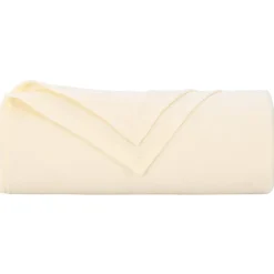 vidaXL Manta 210 x 140 cm Lana Crema Online