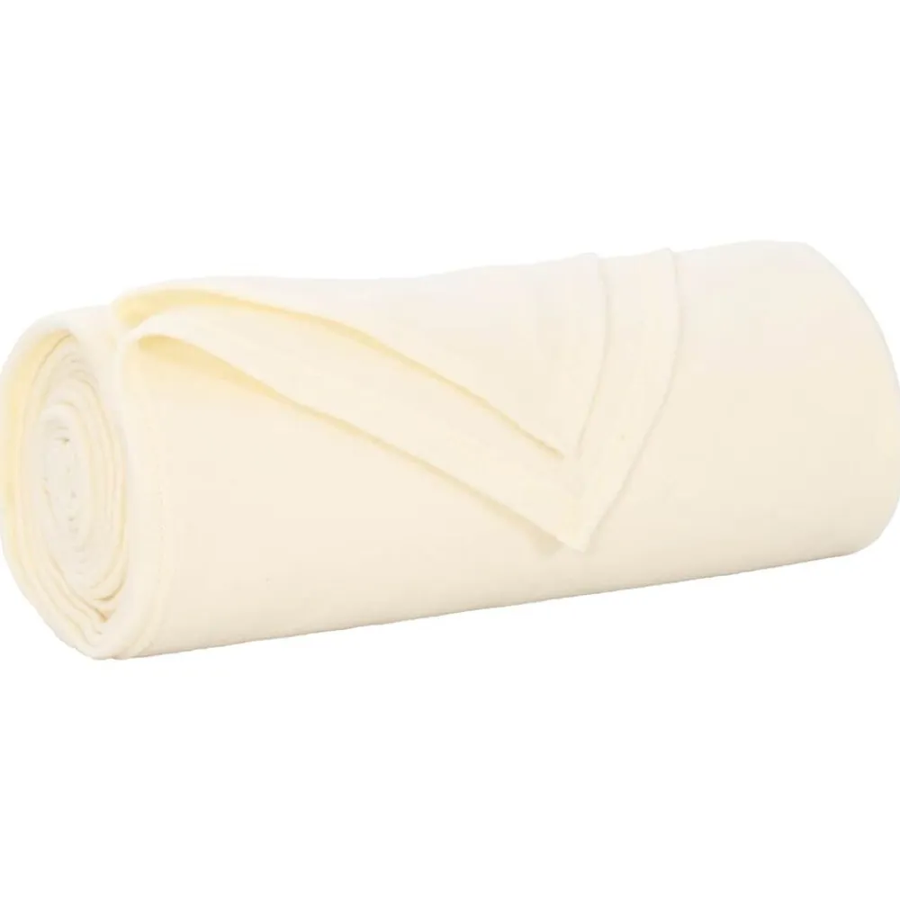 vidaXL Manta 170 x 130 cm Lana Crema New