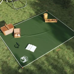 vidaXL Actividades Al Aire Libre-Manta de picnic con piquetas 205x155 cm