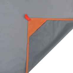 vidaXL Manta de picnic con piquetas y naranja 205x155 cm Gris Online