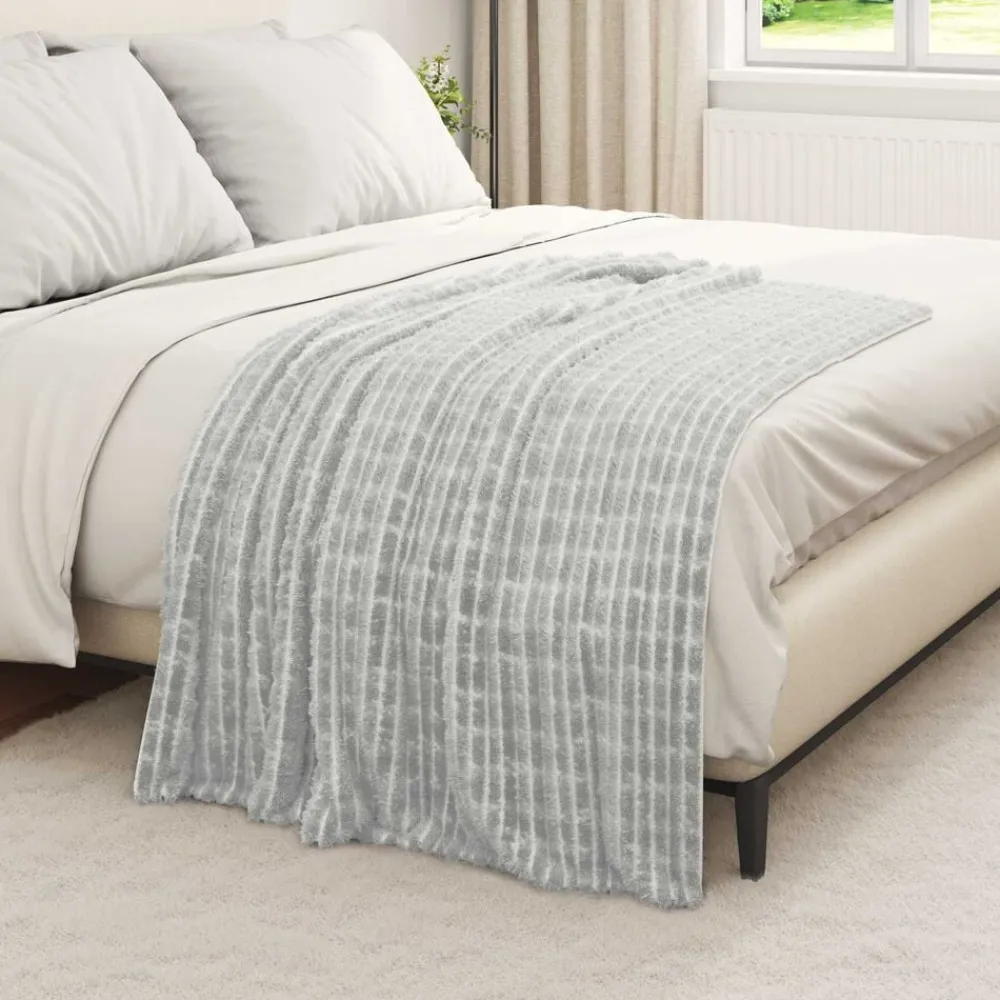 vidaXL Ropa De Casa-Manta 150 x 130 cm Lana