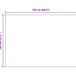vidaXL Manta 170 x 130 cm Lana Gris oscuro Outlet