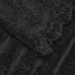 vidaXL Manta 150 x 130 cm Lana Negro Sale