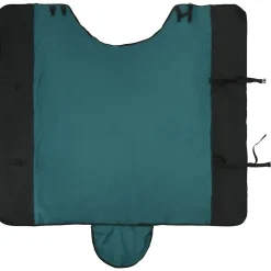 vidaXL Actividades Al Aire Libre-Manta para Caballo Verde Oscuro y Negro 75 cm Poliéster
