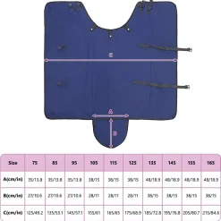 vidaXL Manta para Caballo Verde Oscuro y Negro 75 cm Poliéster Azul marino Clearance