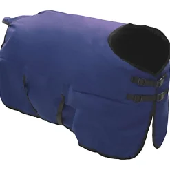 vidaXL Actividades Al Aire Libre-Manta para Caballo Verde Oscuro y Negro 75 cm Poliéster