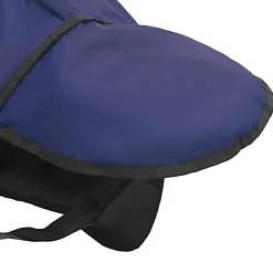 vidaXL Actividades Al Aire Libre-Manta para Caballo Verde Oscuro y Negro 75 cm Poliéster