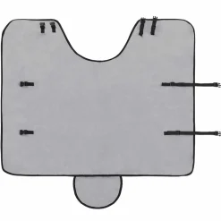 vidaXL Manta para Caballo y rosa completo Poliéster Gris claro