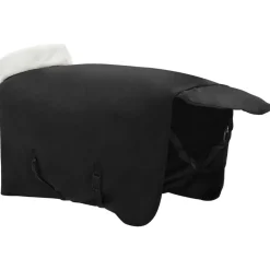 vidaXL Manta para Caballo 75 cm Forro polar Negro Outlet