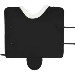 vidaXL Manta para Caballo 75 cm Forro polar Negro Outlet