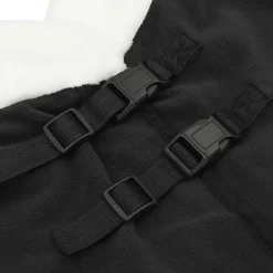 vidaXL Manta para Caballo 75 cm Forro polar Negro Outlet