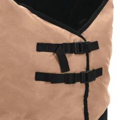 vidaXL Manta para Caballo 75 cm Poliéster Capuchino Sale
