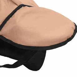 vidaXL Manta para Caballo 75 cm Poliéster Capuchino Sale