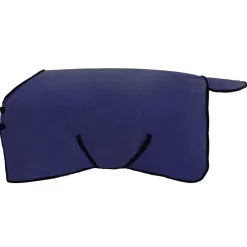 vidaXL Manta para Caballo Poliéster Azul marino Hot