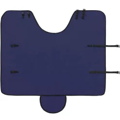 vidaXL Manta para Caballo Poliéster Azul marino Hot